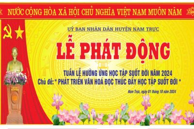 TUẦN LỄ HƯỞNG ỨNG HỌC TẬP SUỐT ĐỜI NĂM 2024