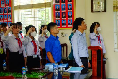 KẾT NẠP ĐOÀN VIÊN NĂM HỌC 2022 – 2023