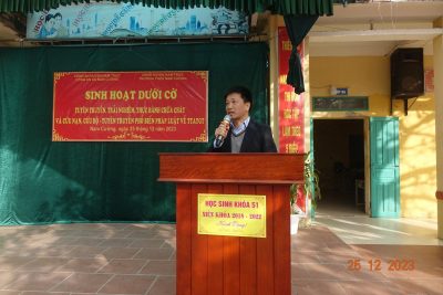 TUYÊN TRUYỂN GIÁO DỤC PHÁP LUẬT VỀ ATGT, PCCC CỦA THẦY TRÒ TRƯỜNG THCS NAM CƯỜNG